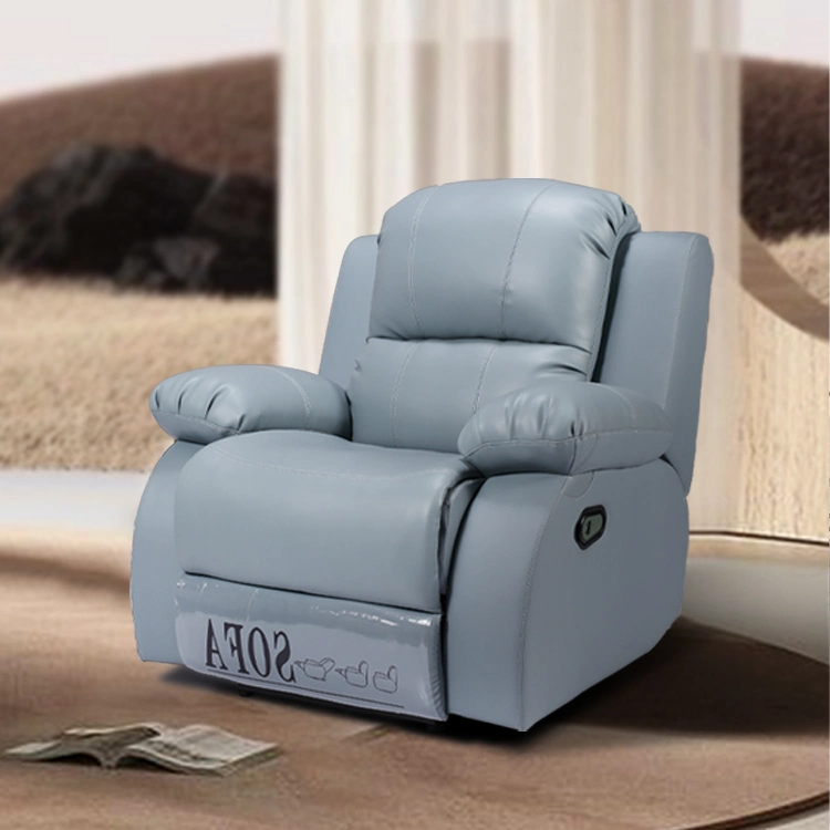 Elderly Homecare Remote Control Electric Leather Recliner Sofa Massage Chair