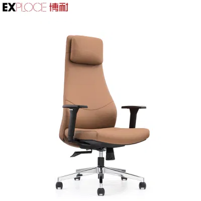 SGS Approved Class 3 Gas Lift PU Office Executive Chair Leather Furniture OEM